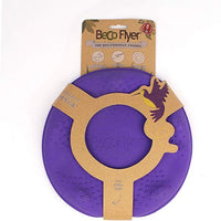 Thumbnail for Beco Pets Rubber Flyer Dog Toy - PURPLE