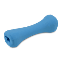 Thumbnail for Beco Pets Rubber Treat Bone Dog Toy - Blue Medium