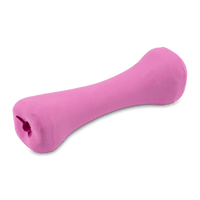 Thumbnail for Beco Pets Rubber Treat Bone Dog Toy - Pink Medium