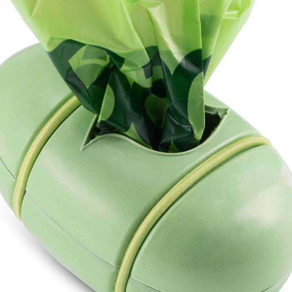 Beco Pets Pocket Eco-Friendly Poop Bag Dispenser - GREEN