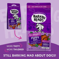 Barking Heads All Hounder Puppy Days Turkey Dry Dog Food - 2kg