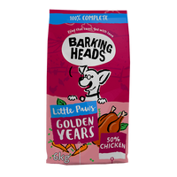 Barking Heads Little Paws Golden Years Chicken Dry Dog Food - 1.5kg