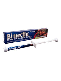Bimectin 18.7mg/g Paste 6.42g for parasite control in horses