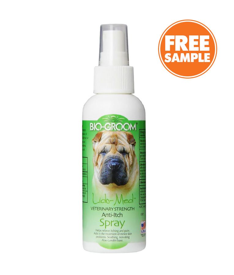 Bio-Groom Lido-Med Veterinary Strength Anti-Itch Dog Spray 8oz - 8 oz.