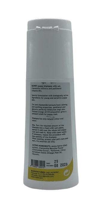 BIOPET Sensitive Skin Puppy Shampoo 200ml