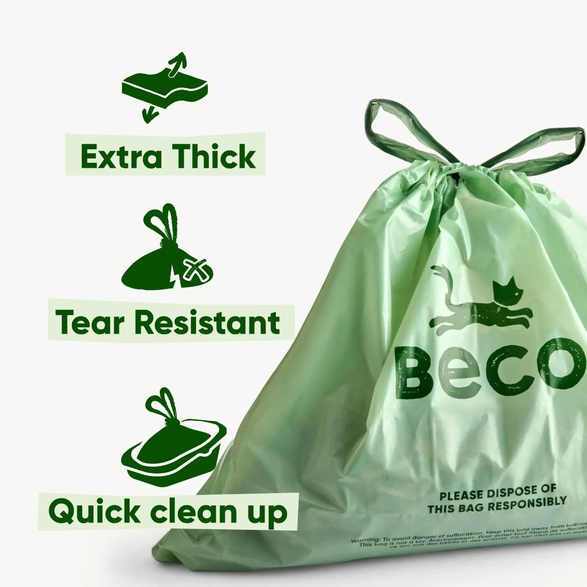 Beco Cat Litter Tray Liners Medium - 24