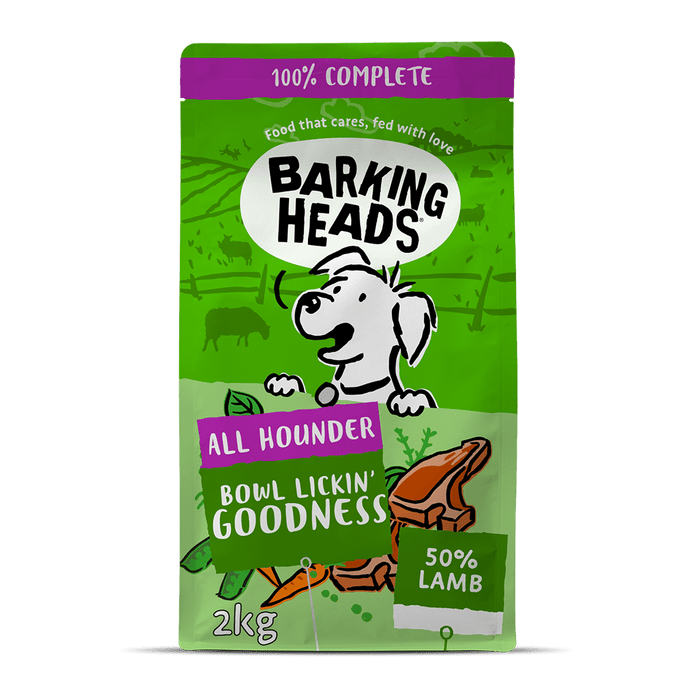 Barking Heads All Hounder Bowl Licken Goodness Lamb Dry Dog Food - 2kg