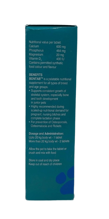 Bontab (Calcium, Phosphorus, Vit D3)30Tab