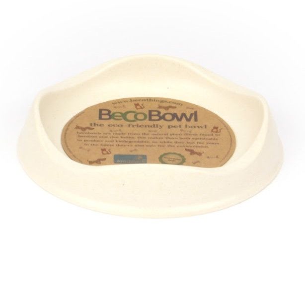 Beco Pets Cat Bowl  - CREAM