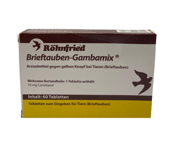 Brieftauben-Gambamix Rohnfried 60 tablets