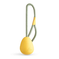 Beco Natural Rubber Slinger Pebble Dog Toy - YELLOW