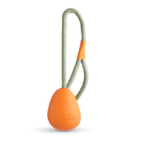 Beco Natural Rubber Slinger Pebble Dog Toy - Orange