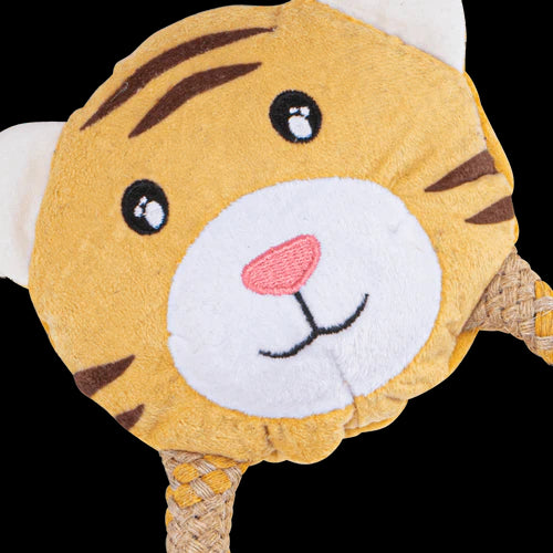 Beco Hemp Rope Tiger Soft Dog Toy - Large