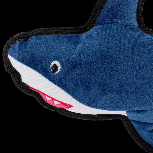 Beco Rough and Tough Shark Soft Dog Toy - Large