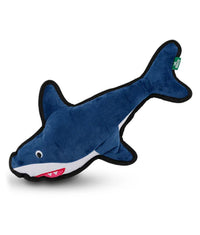 Thumbnail for Beco Rough and Tough Shark Soft Dog Toy - Large