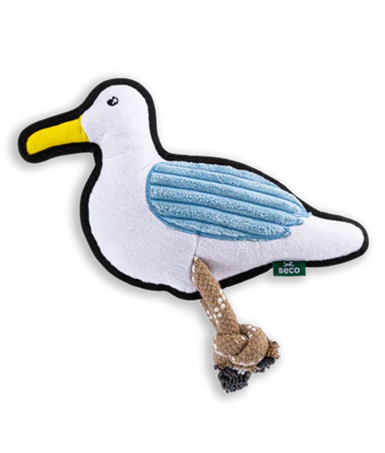 Beco Rough and Tough Seagull Soft Dog Toy - Medium