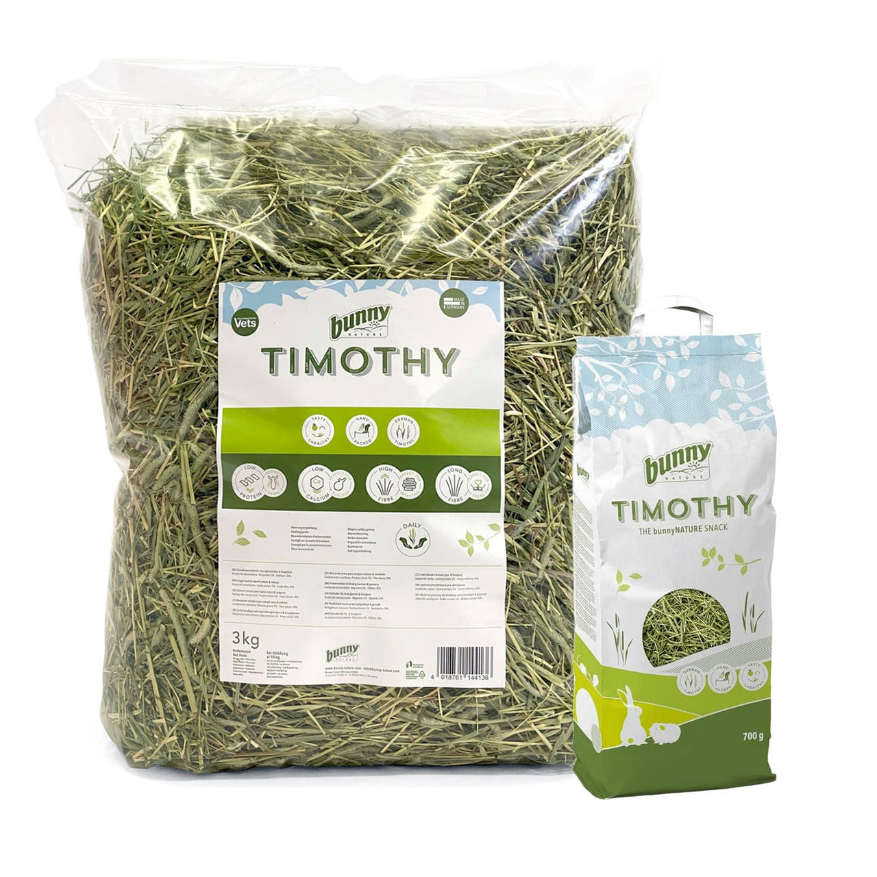 Hay TIMOTHY – THE bunnyNATURE SNACK! - 3Kg