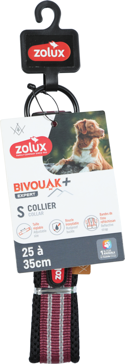 BVK Collar Red, 20 mm, 25-35 cm