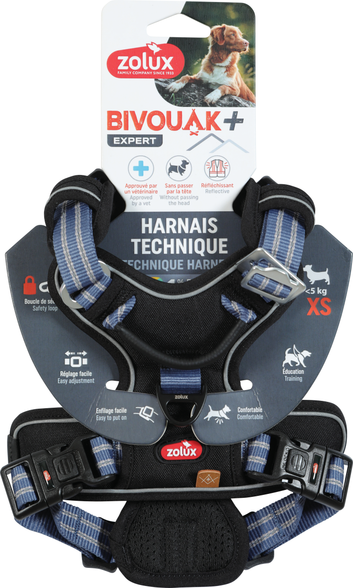 BVK Harness Blue, XSmall