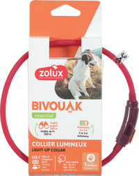 Thumbnail for BVK Led Collar Puppy Red