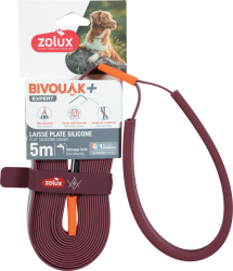 BVK Silicone Flat Lead Red, 5 m