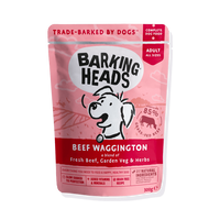 Barking Heads Beef Waggington Adult Wet Dog Food 300g - 300G