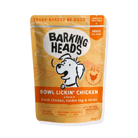 Barking Heads Bowl Lickin' Chicken Adult Wet Dog Food 300g - 300G