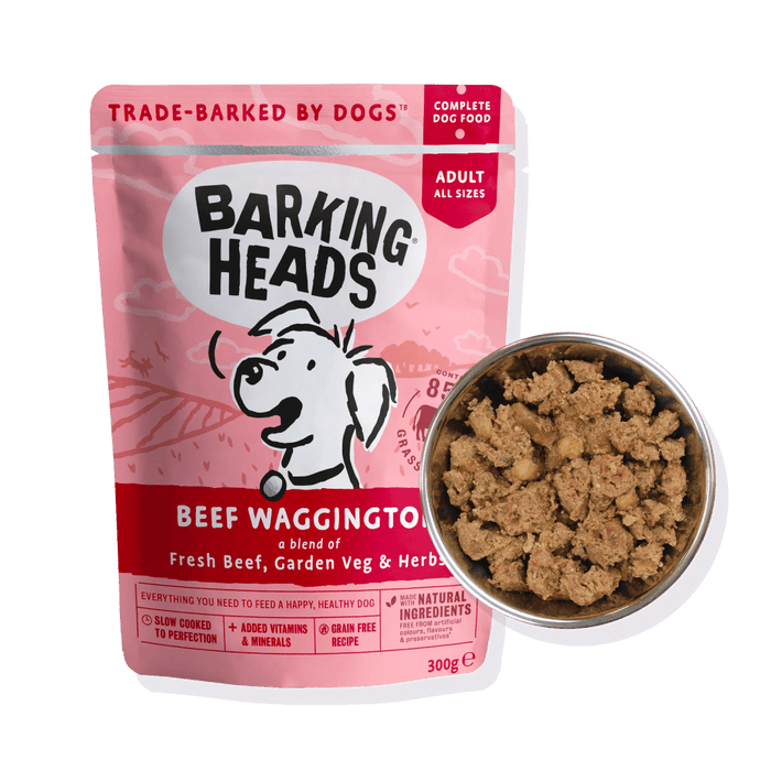 Barking Heads Variety Pack Adult Wet Dog Food 6 x 300g Pouch -