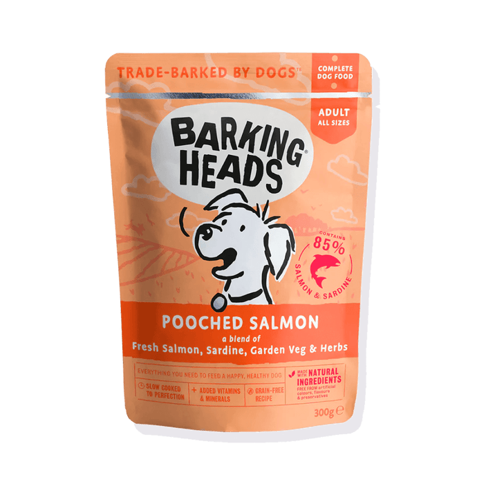 Barking Heads Pooched Salmon Adult Wet Dog Food 300g - 300G
