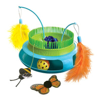 Thumbnail for Kong Playground Garden Multi-Sensory Enrichment Cat Toy -