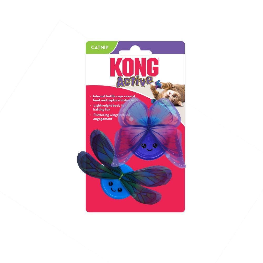 Kong Cat Active Capz Cat Toy 2pk  -