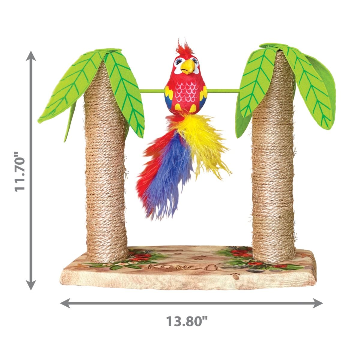 Kong Play Spaces Tiki Twirl Cat Scratcher -
