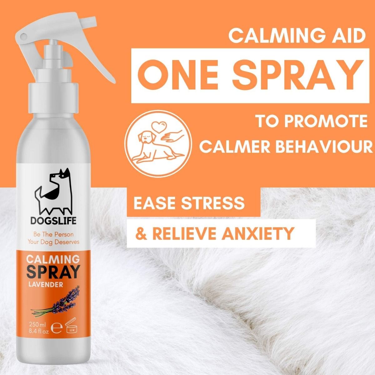 DogsLife Calming Lavender Dog Spray 250ml - 250ml