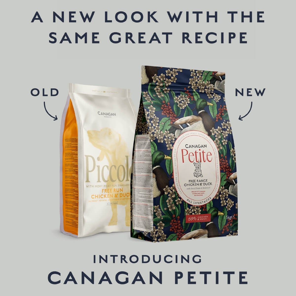 Canagan Petite Free Range Chicken & Duck Small Dry Dog Food - 1.5kg