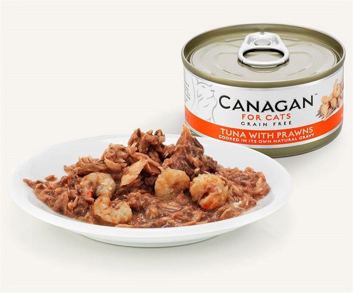 Canagan Tuna with Prawns Wet Cat Food 75g Tin - 75g