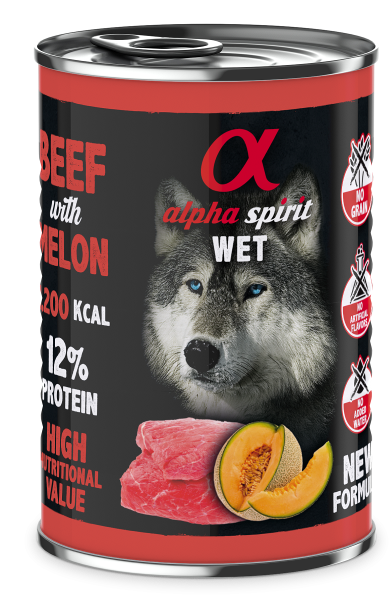 Canned Dog Food Beef With Melon 400 g
