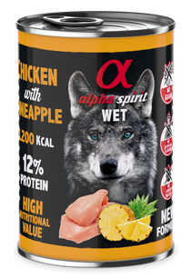 Thumbnail for Canned Dog Food Chicken With Pineapple 400 g