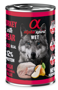 Thumbnail for Canned Dog Food Turkey With Pear 400 g