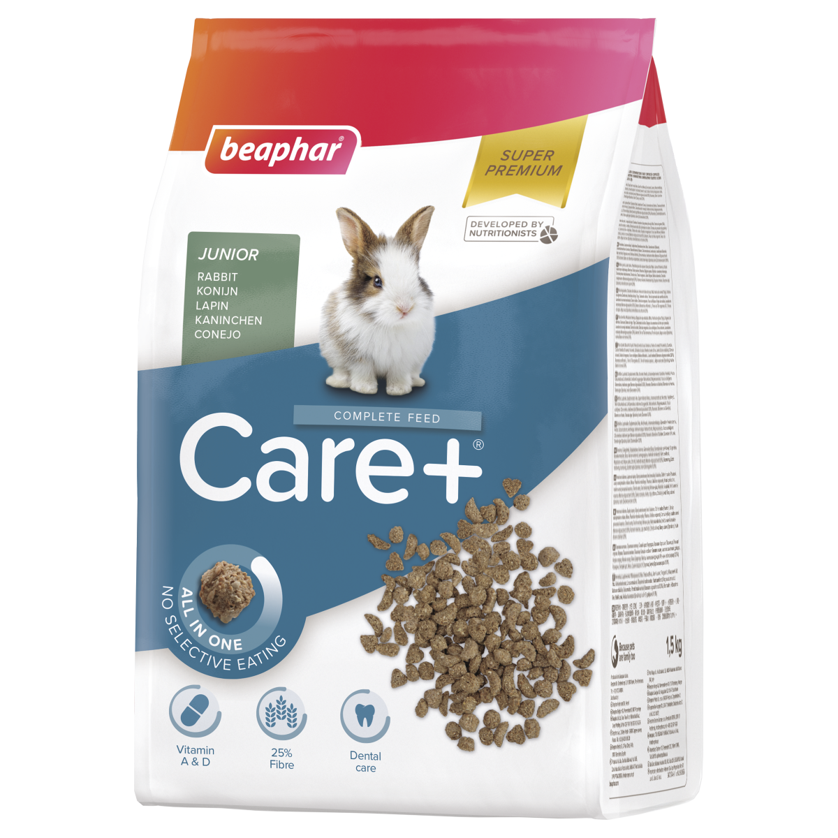 Care+ Rabbit Junior Food 1.5kg