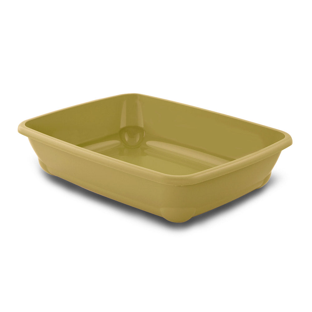 Cat Litter box BIRBA - 38 x 31 x 9h (MINI) - tan