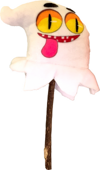 Thumbnail for CAT TOY FRIGHT GHOST W/ SILVERVINE 15cm