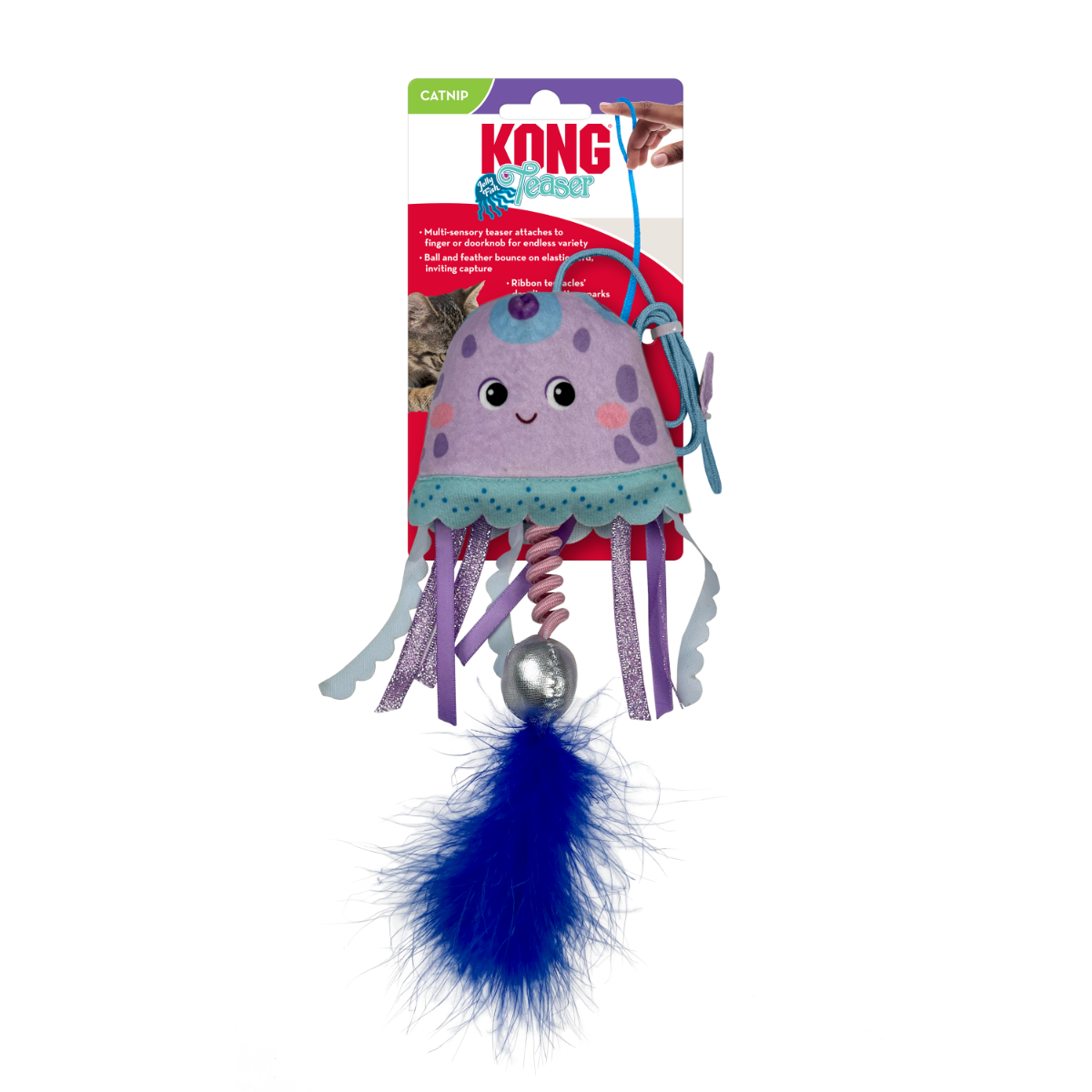 Kong Teaser Jellyfish Cat Toy -