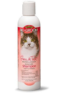 Thumbnail for Bio-Groom Flea & Tick Protein-Lanolin Enriched Cat Shampoo 8oz - 8 oz.