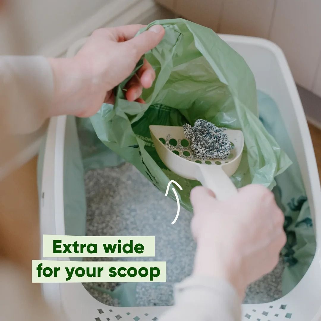 Beco Unscented Cat Poop Bags with Handles 140 Bags