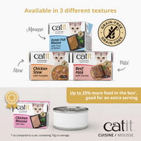 Thumbnail for Catit Cuisine Chicken Stew with Pumpkin, 95 g Tetra, 12pcs/box