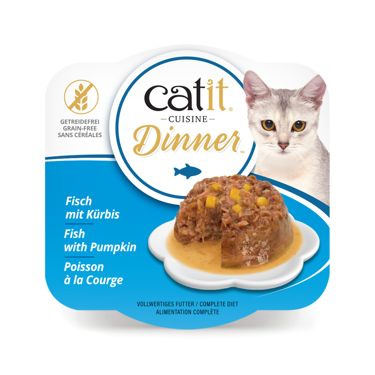 Catit Fish Dinner Multipack, 12 x 75 g