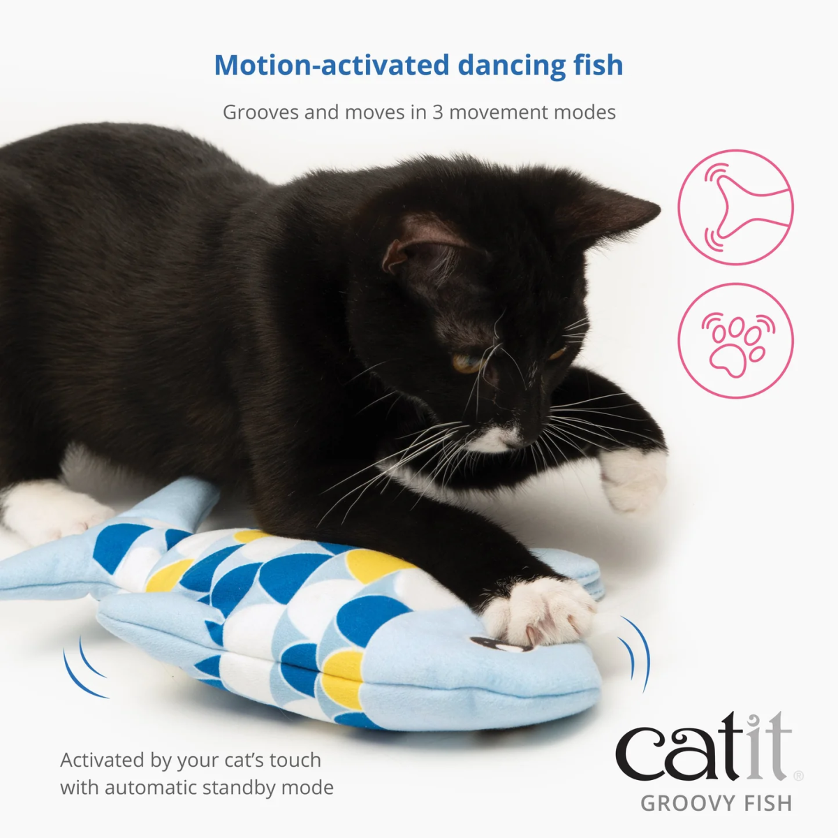 Catit Groovy Fish, Blue