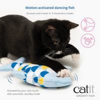Thumbnail for Catit Groovy Fish, Blue