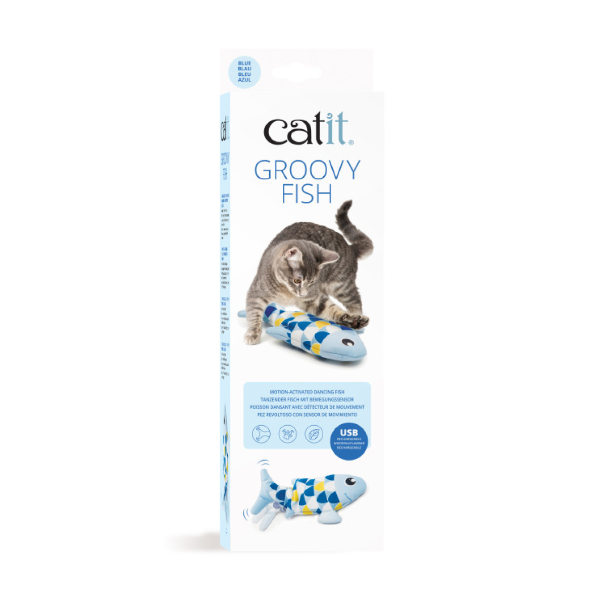 Catit Groovy Fish, Blue
