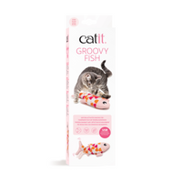 Thumbnail for Catit Motion Sensor Fish Toy - Pink